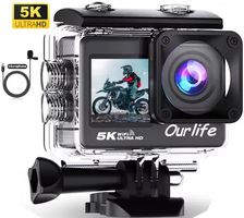 5K Action Cam Wasserdicht 30m WiFi Touchscreen 170° Weitwink
