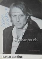 Reiner Schöner (1942) Schauspieler - Autogramm