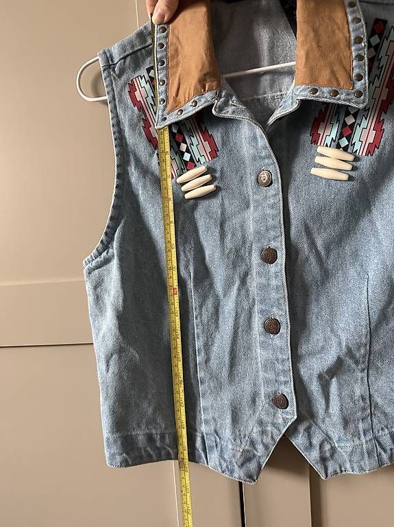 Gilet & Giacche senza maniche: Vintage Jean Vest, Medium – Usato da Zürich venduto da car_v988 3