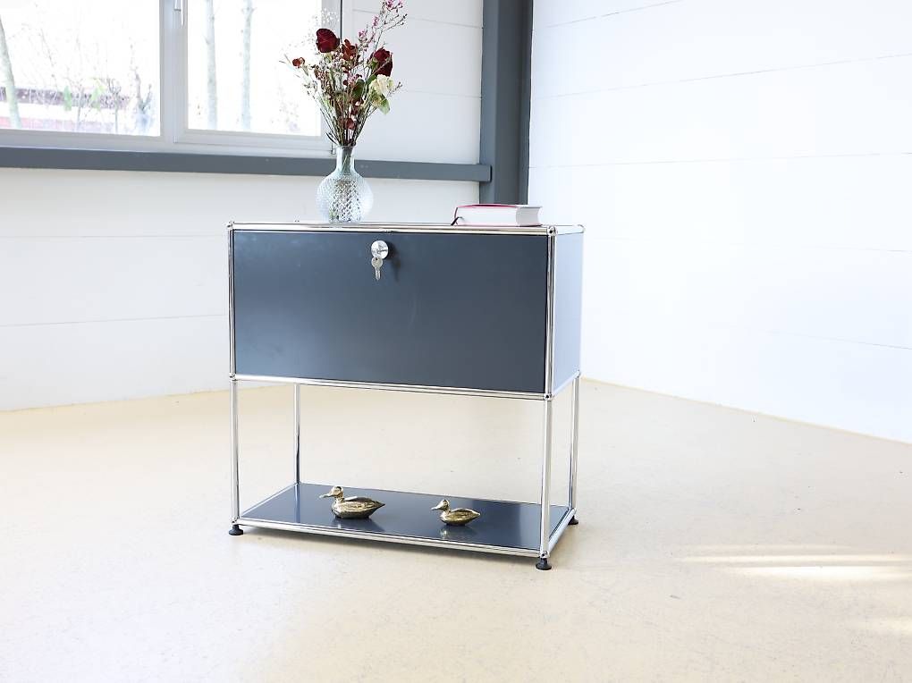 USM Scaffali: USM Haller Sideboard 1x2, Anthrazitgrau – Usato da Meinisberg venduto da atelier_TILIJA 3