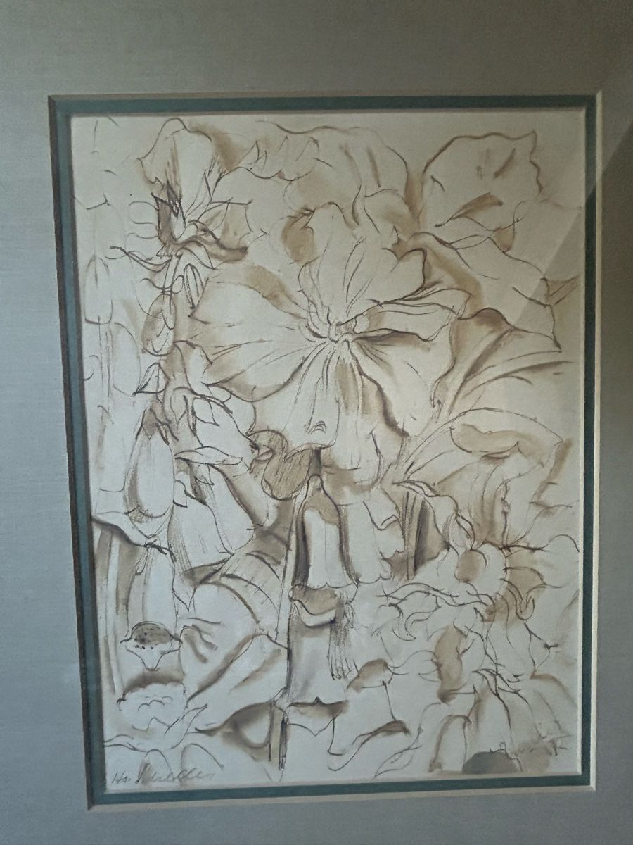 Gemälde: 3er Set Originale Zeichnungen, H.W. Scheller, gerahmt – Gebraucht aus Glarus von KunstWerkEr-LS87 5