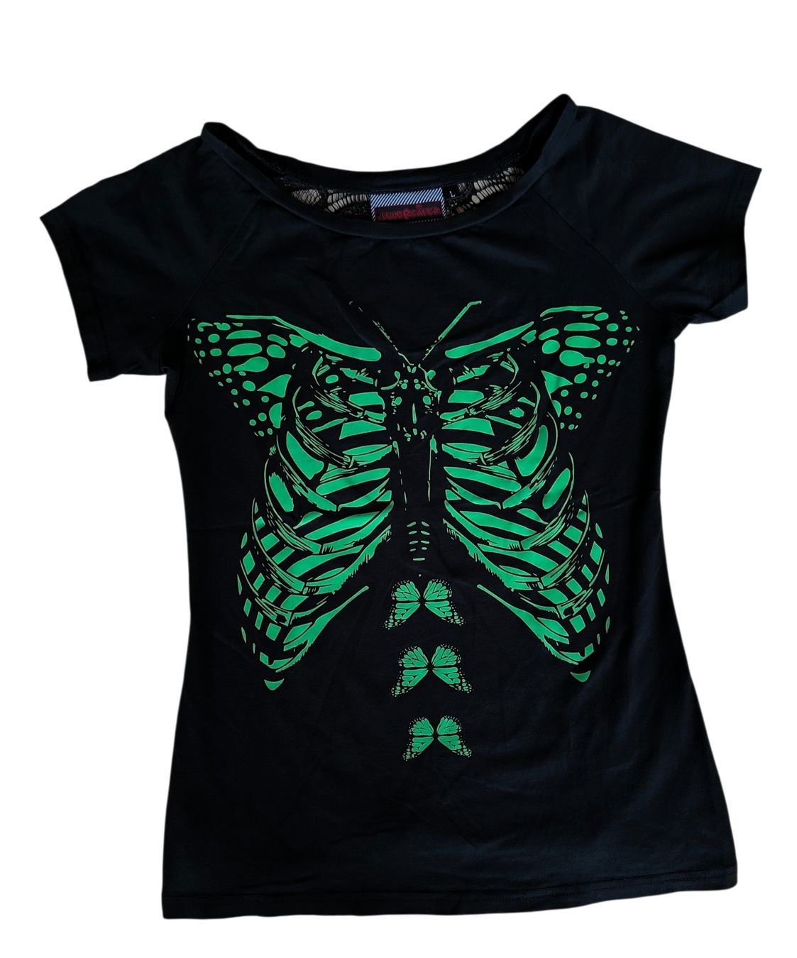 T-shirt: Jawbreaker Butterfly Ribs - Emo, Gothic, Punk – Nuovo (secondo la descrizione) da Gettnau venduto da Immortal_
