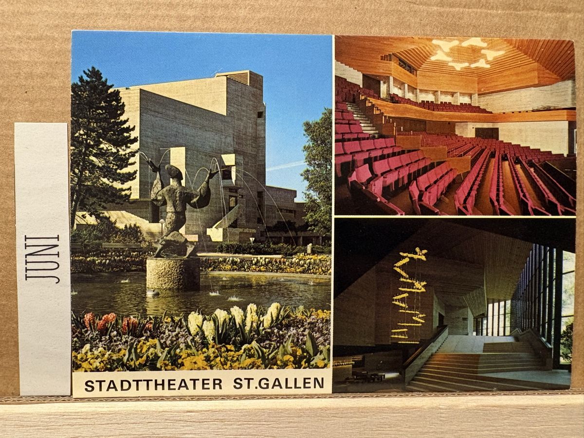 Cartoline postali: AK von Stadttheater St. Gallen – Usato da Rümlang venduto da Kartenpost1