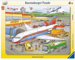Rahmenpuzzle 40 Teile Kleiner Flugplatz