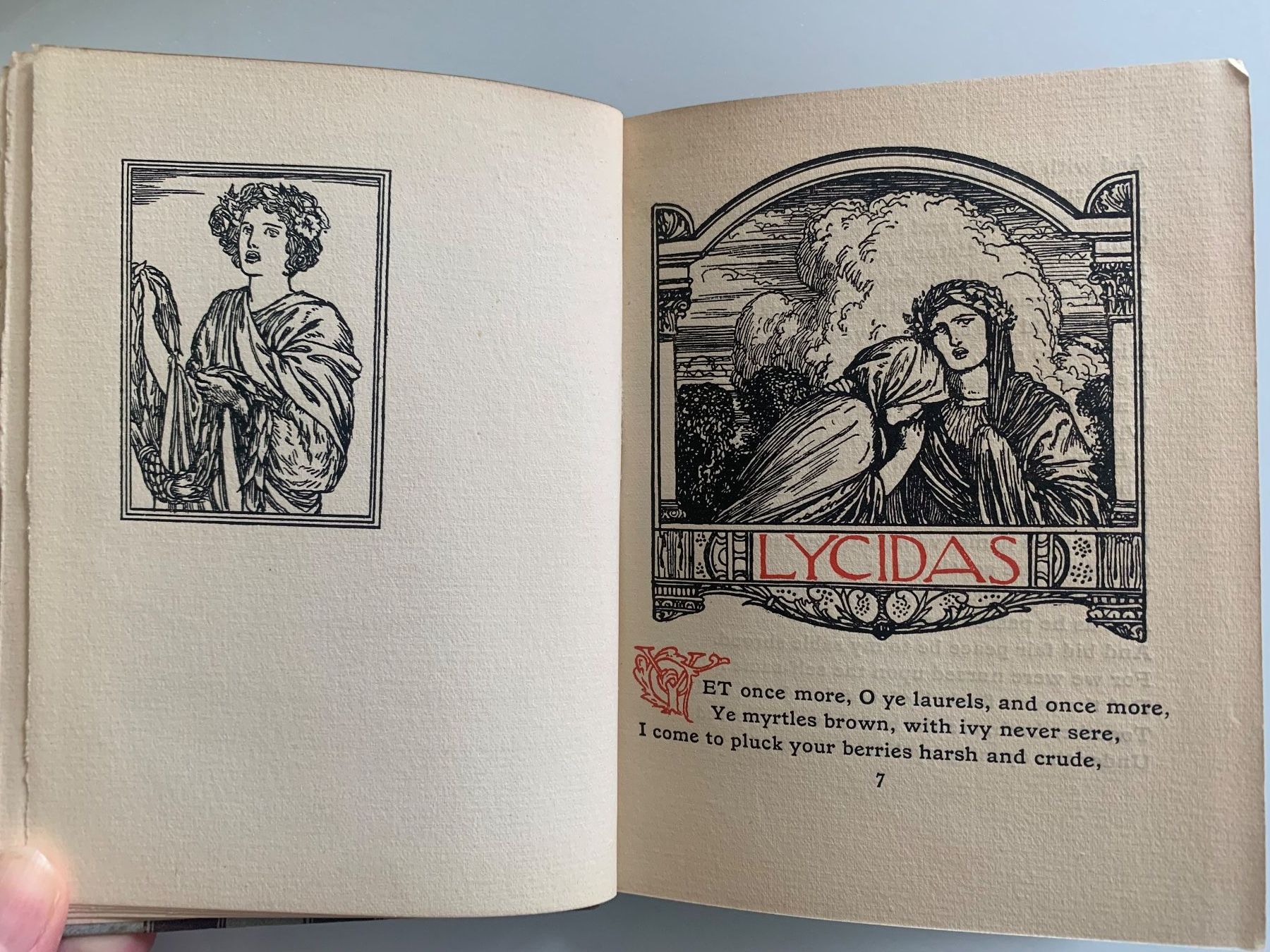 Libri: John Milton: Lycidas and Other Odes. Ill. R. Anning Bell. – Usato da Basel venduto da SusaSandig 5