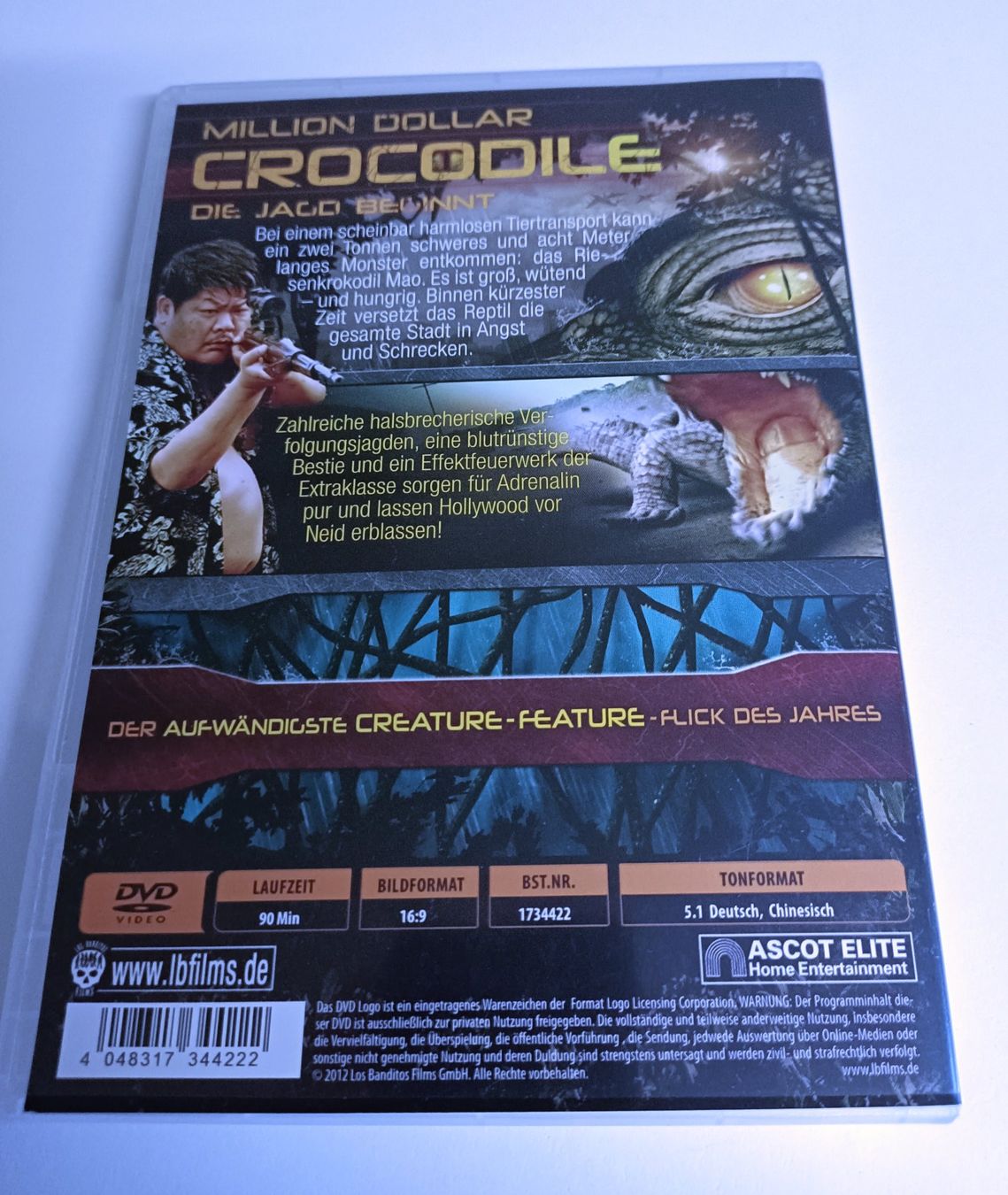 Tutti i DVDs: Million Dollar Crocodile (2012) | DVD – Usato da Köniz venduto da Movieportal007 1