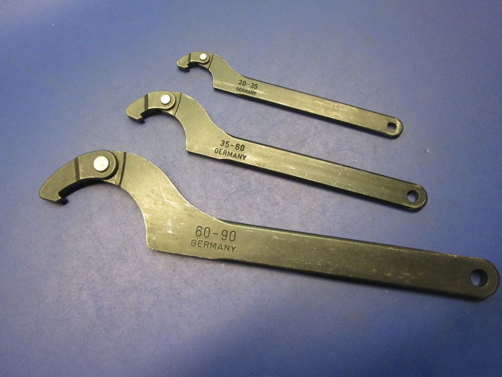 HARFINGTON C-Hakenschlüssel – Verstellbar 3/4" Bis 2", Mit 1/8" Vierkantkopf, Cr-V Stahl