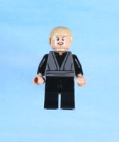 LEGO Minifigur Luke Skywalker (Dark Bluish Gray Jedi Robe