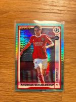 Topps Chrome Merlin Andreas Schjelderup Benfica Aqua