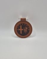 Alfa Romeo Leder-Schlüsselanhänger mit Gravur