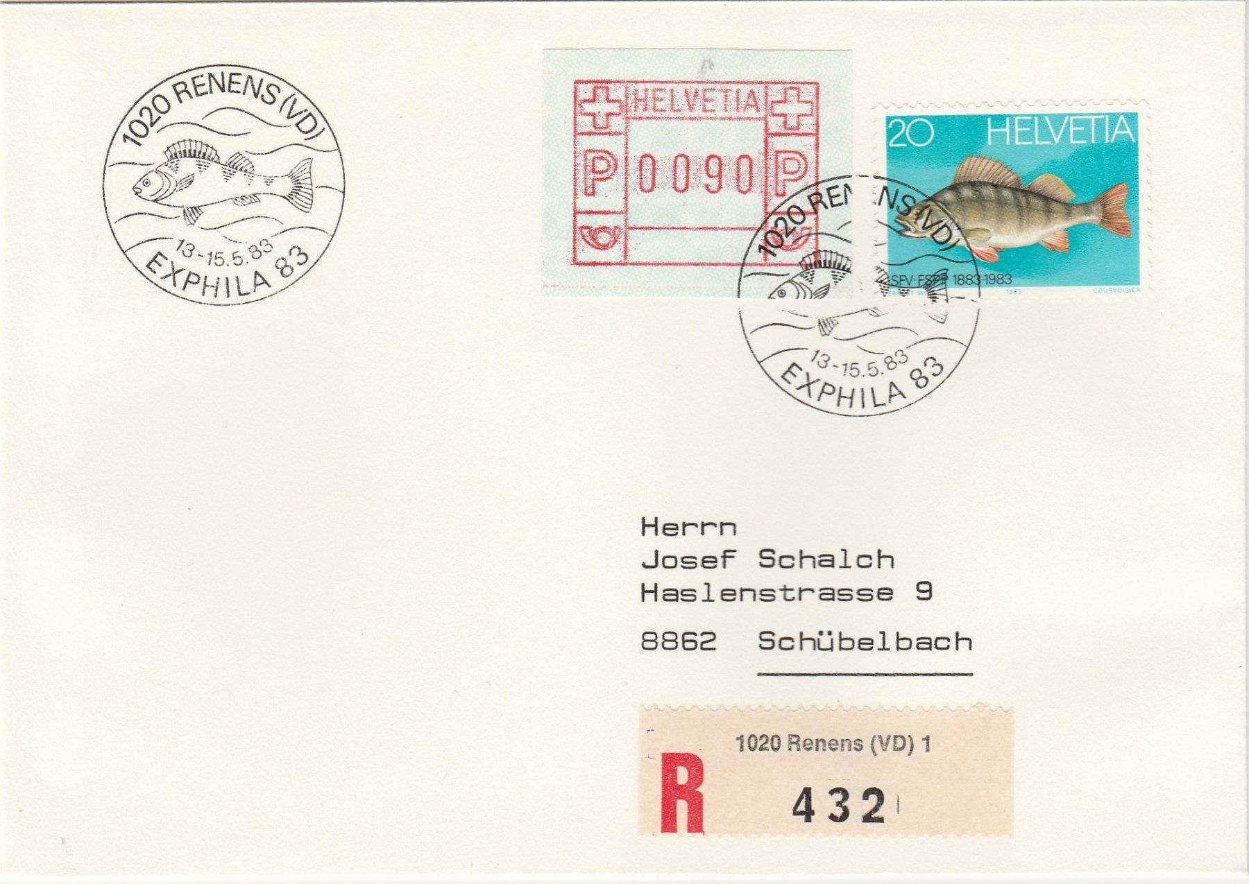 Alle Briefmarken: Automatenmarke – Gebraucht aus Oberglatt ZH von Wiedmi6