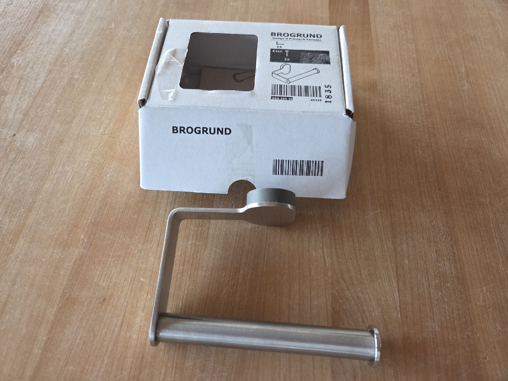 Ikea Wandhalterungen: IKEA Brogrund Toilettenpapierhalter, Edelstahl – Neu und originalverpackt aus Rombach von Malivo
