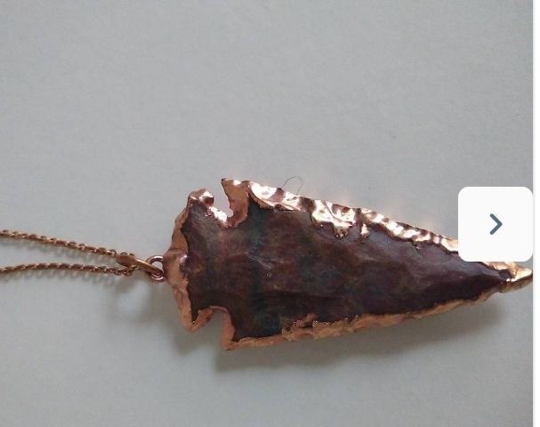 Catenine: Unique Copper Arrowhead Necklace – Usato da Dübendorf venduto da LoRi-2026 1
