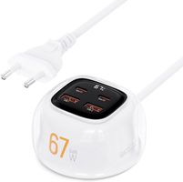 67W GaN USB Ladegerät 4-Port USB-C & USB-A PD