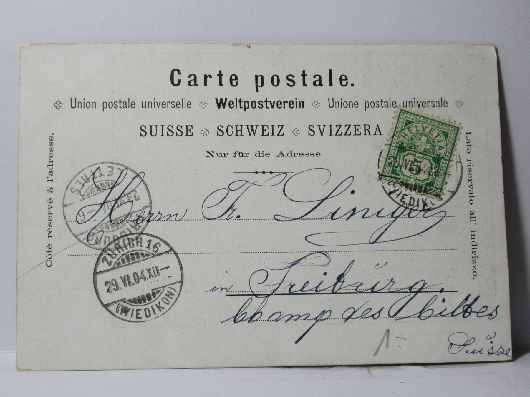 Cartes postales: Zürich , Landesmuseum 1904 – D'occasion à Grenchen par Bluemchen1900 1