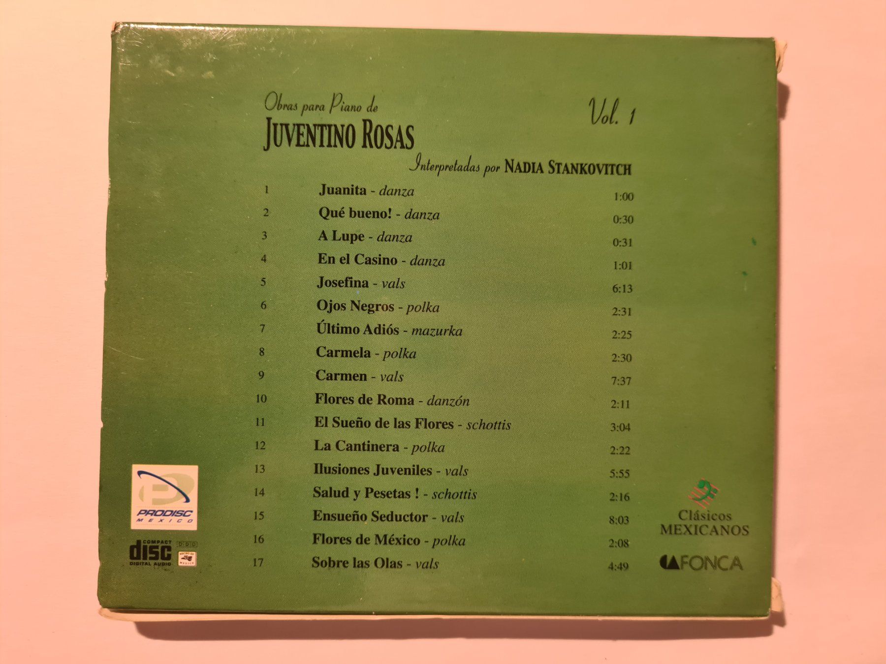 CD: Juventino Rosas "Obras para Piano" – Usato da Nyon venduto da gss_7jsq 1