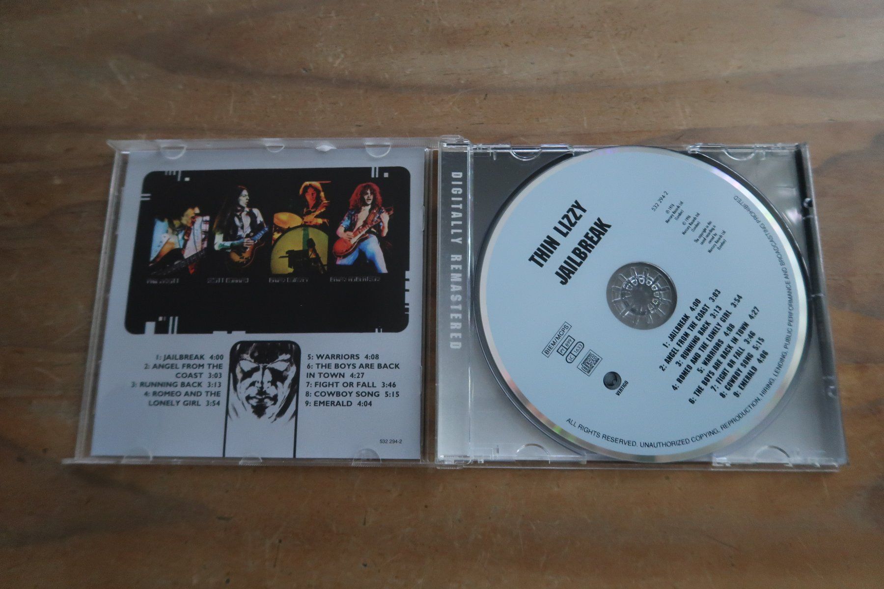 CDs: THIN LIZZY - JAILBREAK - DIGITALLY REMASTERED - CD – D'occasion à Basel par Patiscat 3