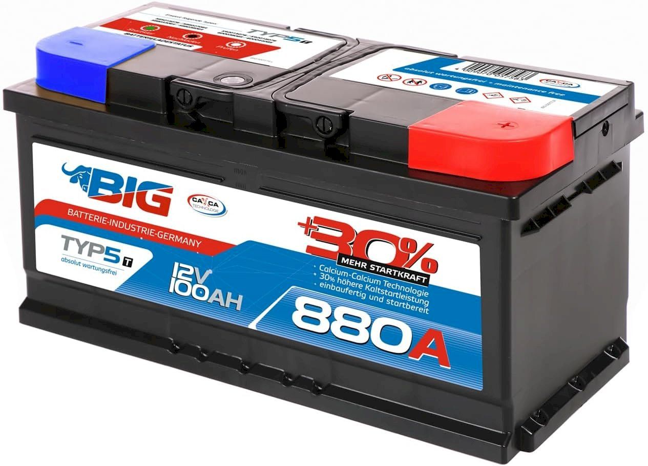 Batterie: BIG +30% T-Modell 12V 100Ah – Nuovo e nell'imballaggio originale da Bottighofen venduto da zaap 2