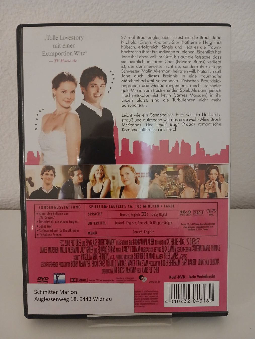 Tutti i DVDs: 27 Dresses – Usato da St. Margrethen SG venduto da SamusAran 1