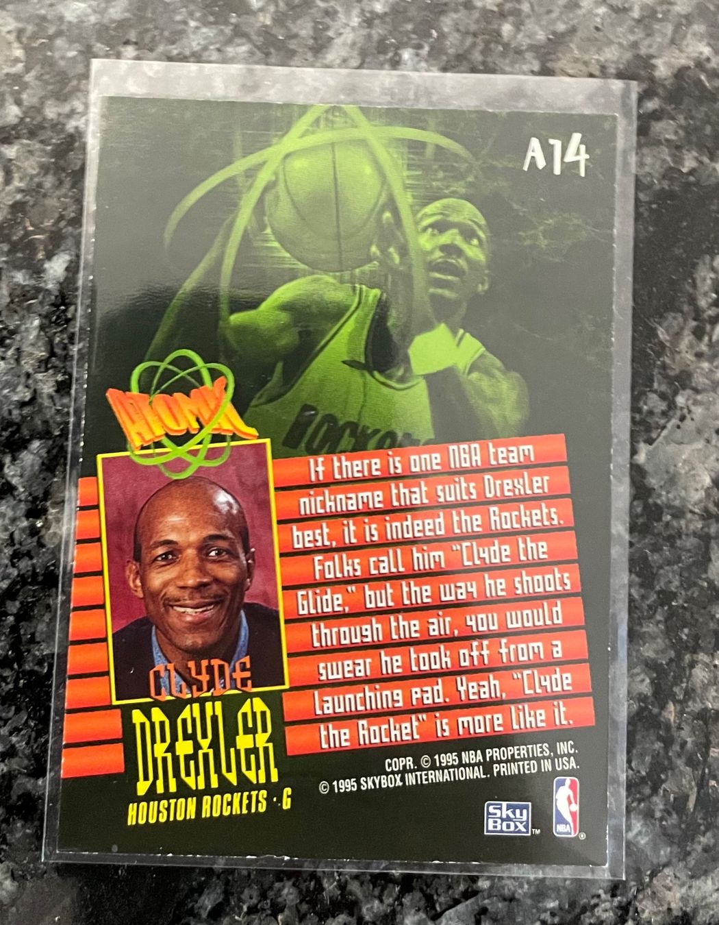 Nba Carte collezionabili: NBA clyde Drexler Skybox Atomic Card – Nuovo (secondo la descrizione) da Muttenz venduto da joba23 1