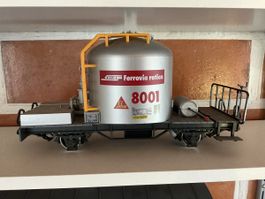 LGB RhB Kesselwagen Sika 8001 Spur G guter Zustand