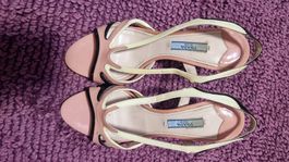 Prada Leder Sandalen