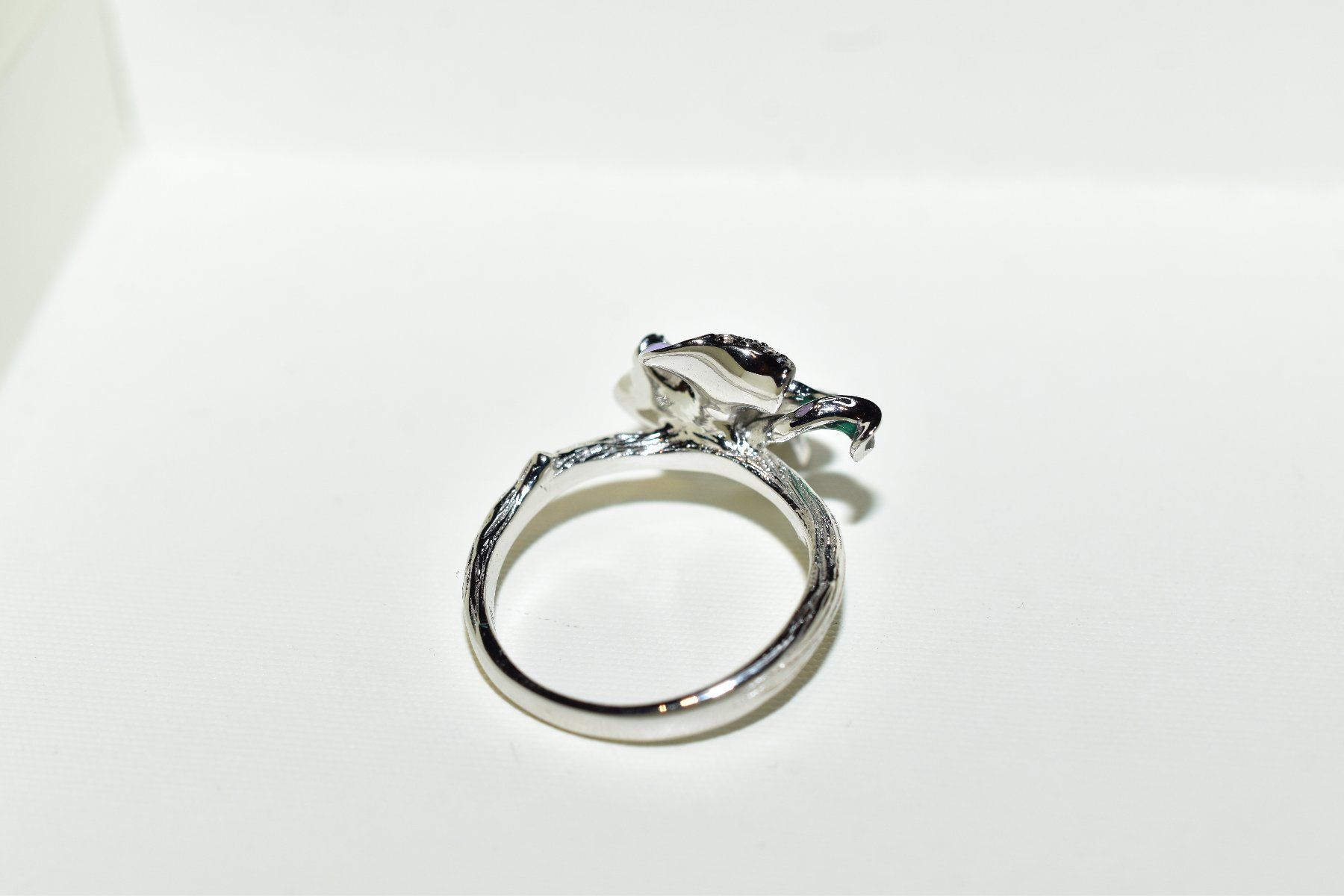 Anelli: Damen Ring Blume, Emaille aus Sterlingsilber, Gr.6 – Nuovo e nell'imballaggio originale da Laufen venduto da flowerfan 4