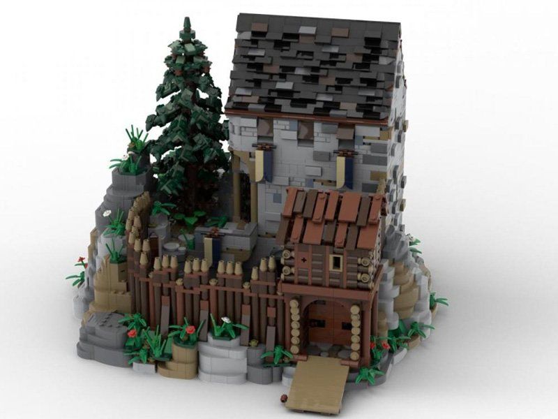 BlueBrixx Kit di costruzioni: Burg Blaustein mit Erweiterungen – Nuovo (secondo la descrizione) da Humlikon venduto da Mustang025 1