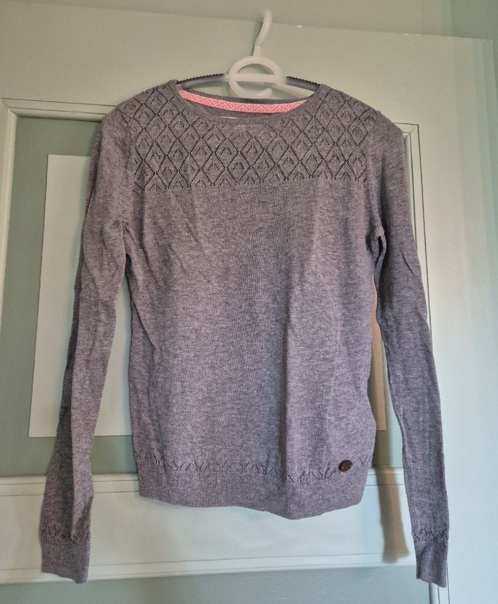 Roxy Maglioni & Felpe: Roxy Pullover/Feinstrickpullover Grau Gr. S | Top Zustand – Usato da Sax venduto da _Kornblume_