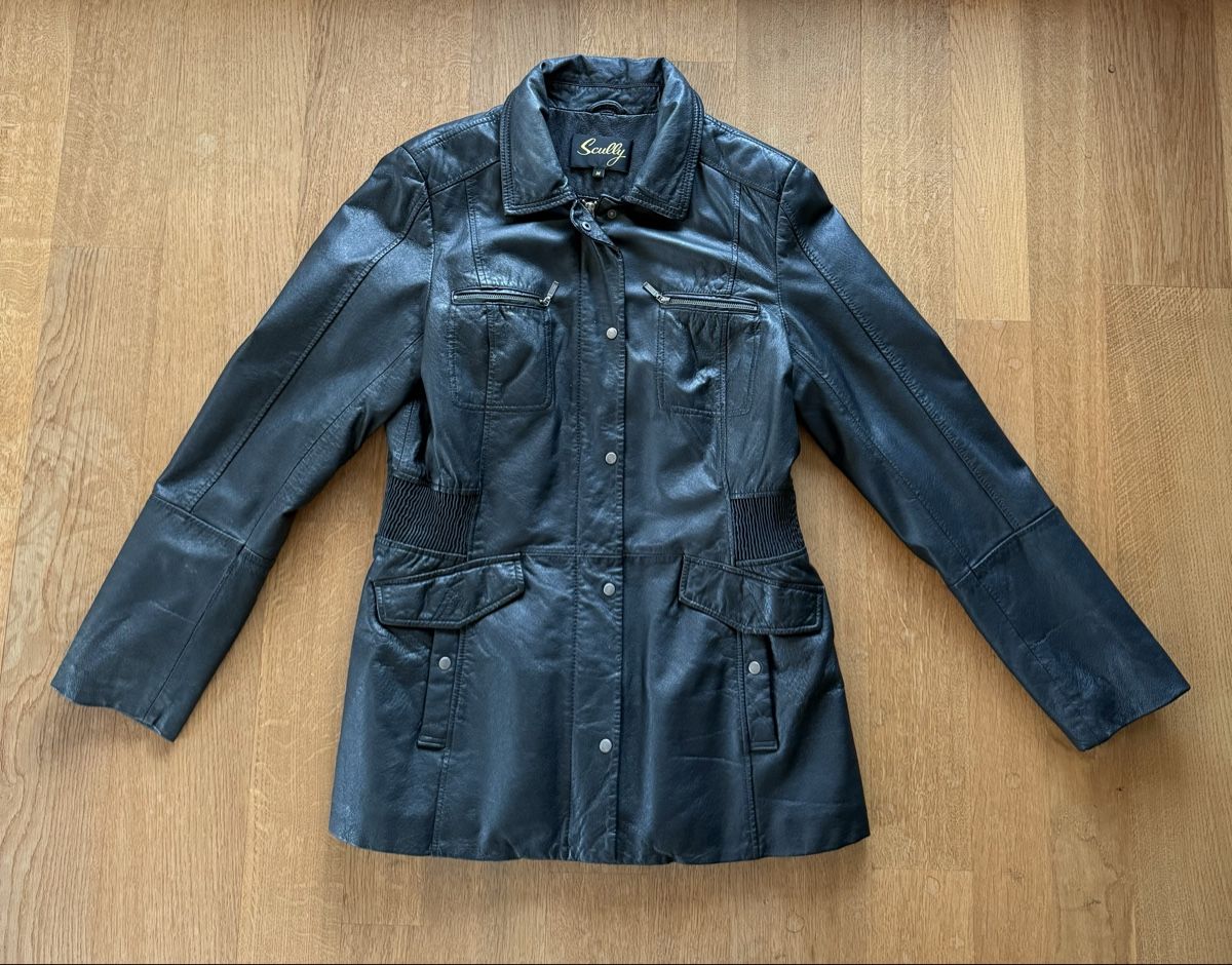 Vestes: Scully Black Genuine Leather Jacket – Size M – Neuf (Voir description) à zürich par lau_9t77