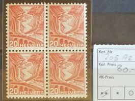 W) 205Az, Landschaftsbilder Val Leventina postfrisch Kt. 80