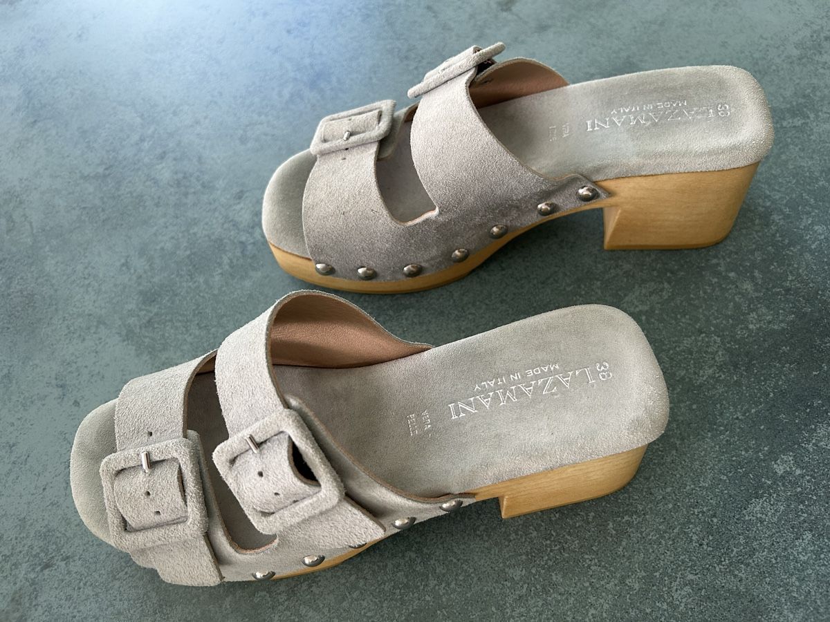 Lazamani Scarpe da donna: HOLZ CLOGS LAZAMANI NEU – Nuovo (secondo la descrizione) da Nidfurn venduto da cejeisda 5