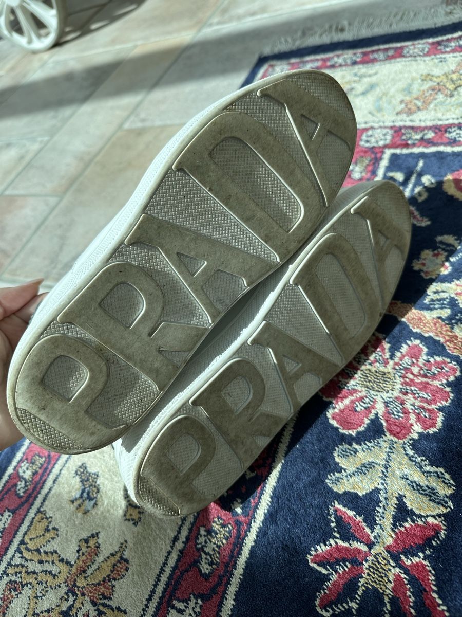 Prada Scarpe da donna: Prada Schuhe Leder Sneaker Gr. 37.5 – Usato da Luzern venduto da ariazalea 5