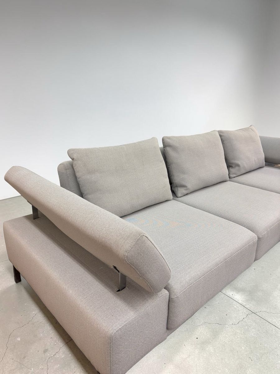 Pfister Sofas: Pfister Designer Jess Ecksofa mit Longchair, HellGrau – D'occasion à Fehraltorf par Sofalab.swiss 6