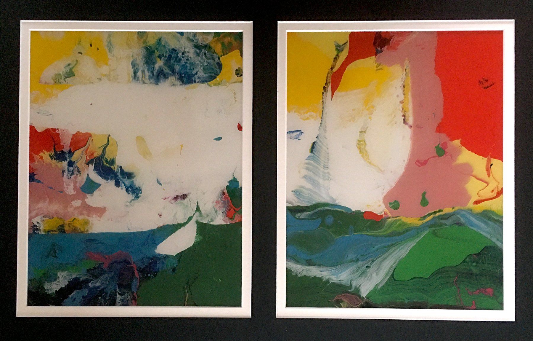 Grafica & Litografie: Gerhard Richter   «Sindbad»   2 LIMITIERTE FARB-SIEBDRUCKE – Usato da Nennigkofen venduto da juhit 1