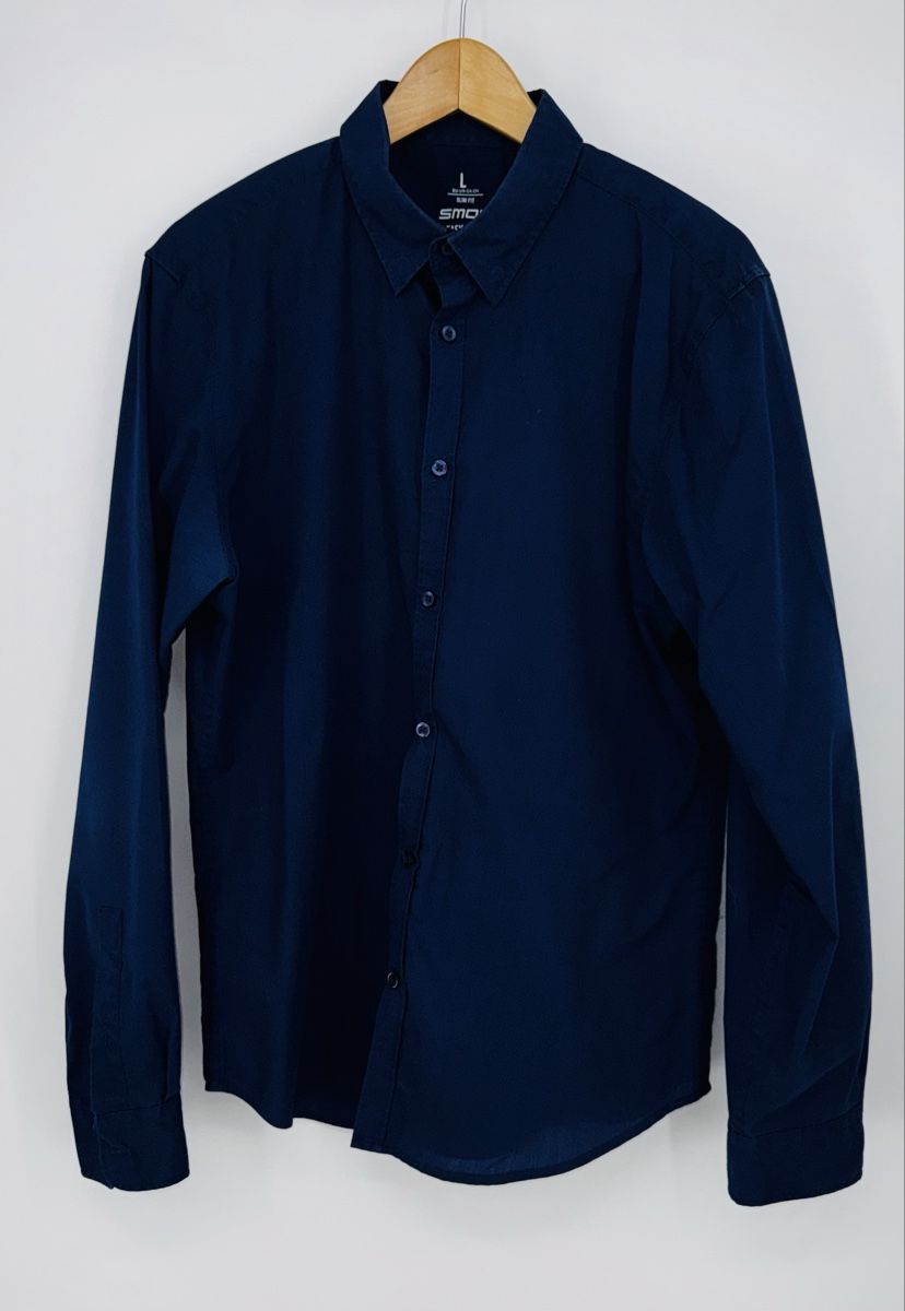 Camicie: # MAN - Hemd Gr. L - SMOG # – Usato da Bolligen venduto da secondhand-with-love