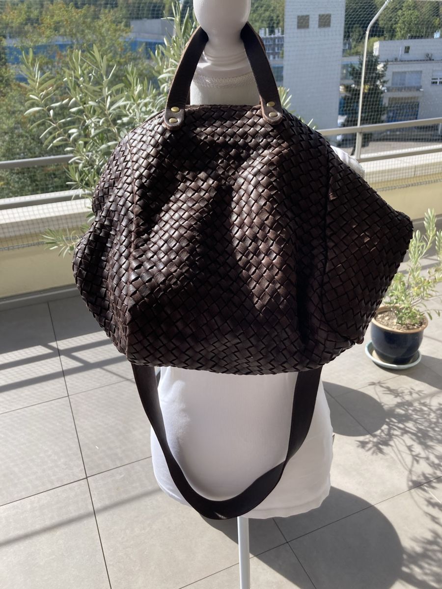 Borse da donna: Label 17 Cabas Medium dunkelbraun  – Usato da Thalwil venduto da helvetaki 2