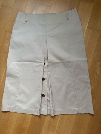 Rock Charles Robertson beige Baumwoll-Mix Grösse 44