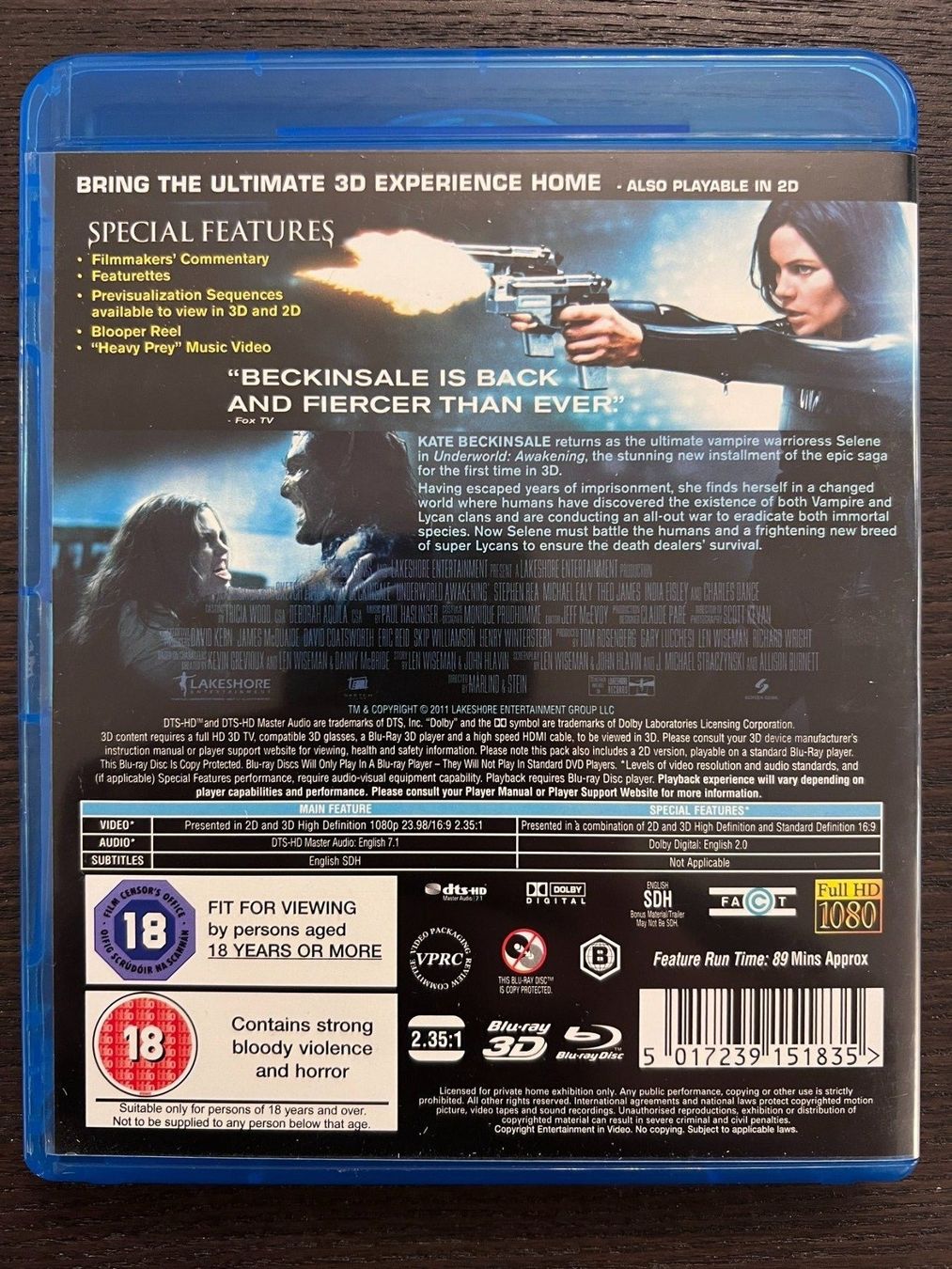Tutti i DVDs: Underworld - Awakening (Englisch) – Usato da Zürich venduto da Blu-ray_ZH 1