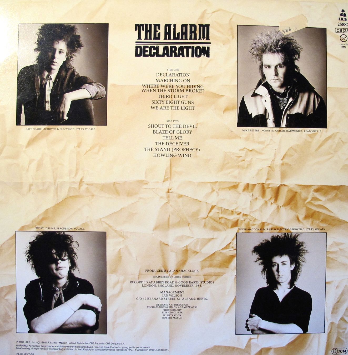 Dischi in vinile: The Alarm - Declaration – Usato da Bern venduto da hippoism 1