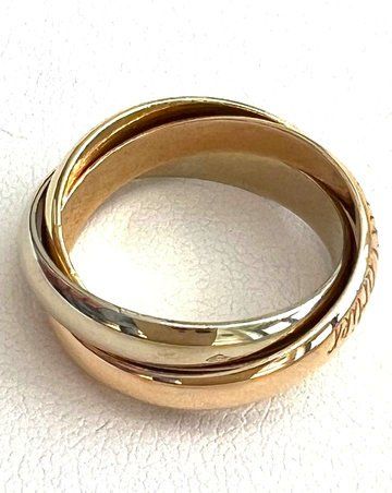 Cartier Ringe: Cartier Trinity Ring klassisches Modell, heute 2.050 CHF – Gebraucht aus Zürich von juwelier-damken 2