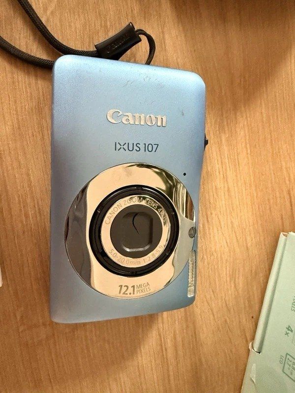 Canon Fotocamera: Canon IXUS 107 Digitalkamera Blau – Usato da Reinach BL venduto da colmarer 7