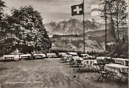 GOTTSCHALKENBERG  -  Restaurant -  gegen  Glärnisch  -  1958