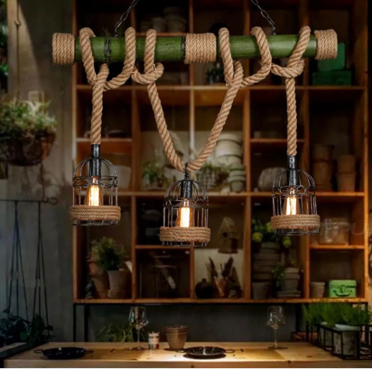 Lampade: Retro Deckenlampe Vintage Leuchte Pendel – Nuovo e nell'imballaggio originale da Amriswil venduto da JaJa-Express 8