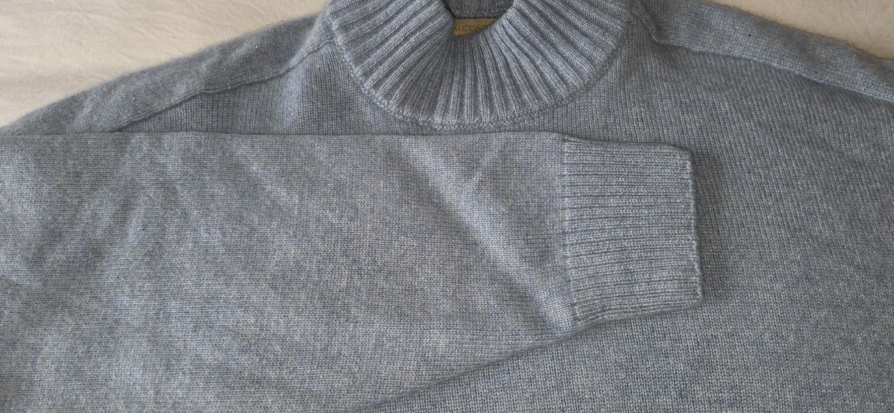 Falconeri Pullover & Sweatshirts: Falconeri Kaschmir Rollkragenpullover, Hellblau, L – Neu (gemäss Beschreibung) aus Busswil BE von Angy1974 1