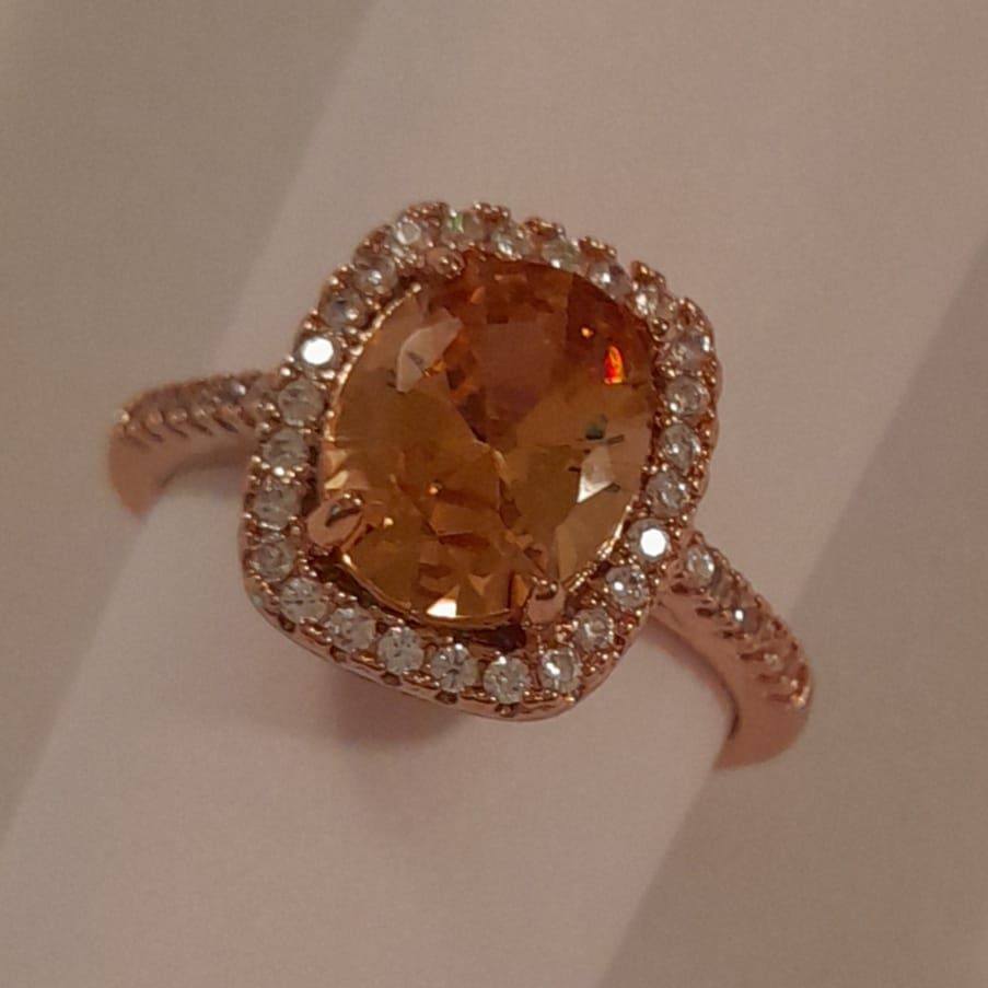 Anelli: Funkelnder Silber S 925 Ring mit Stein in Roségold – Nuovo e nell'imballaggio originale da Spreitenbach venduto da rab2000 1
