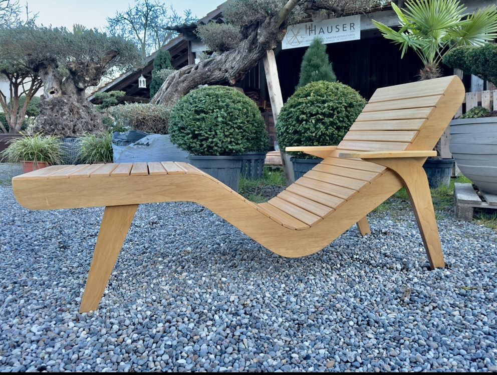 Wunderbar Gartenliege Holz Danisches Bettenlager Ebenbild