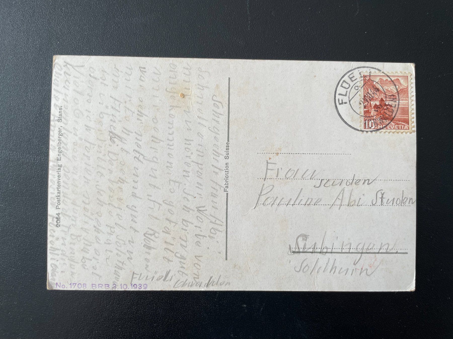 Ansichtskarten: AK OW Flüeli-Ranft mit Melchtalerbergen – Gebraucht aus Thal von Danny82 1