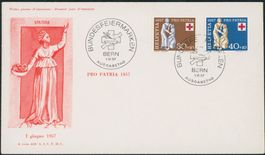 1957 - Pro Patria - FDC ET