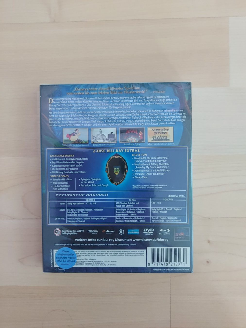 Tutti i DVDs: Schneewittchen und die Sieben Zwerge – Nuovo e nell'imballaggio originale da Kölliken venduto da arwen6 1